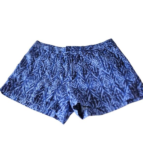 Cynthia Rowley Women's 100% Blue Linen Shorts Size 6 Small - Picture 3 of 7